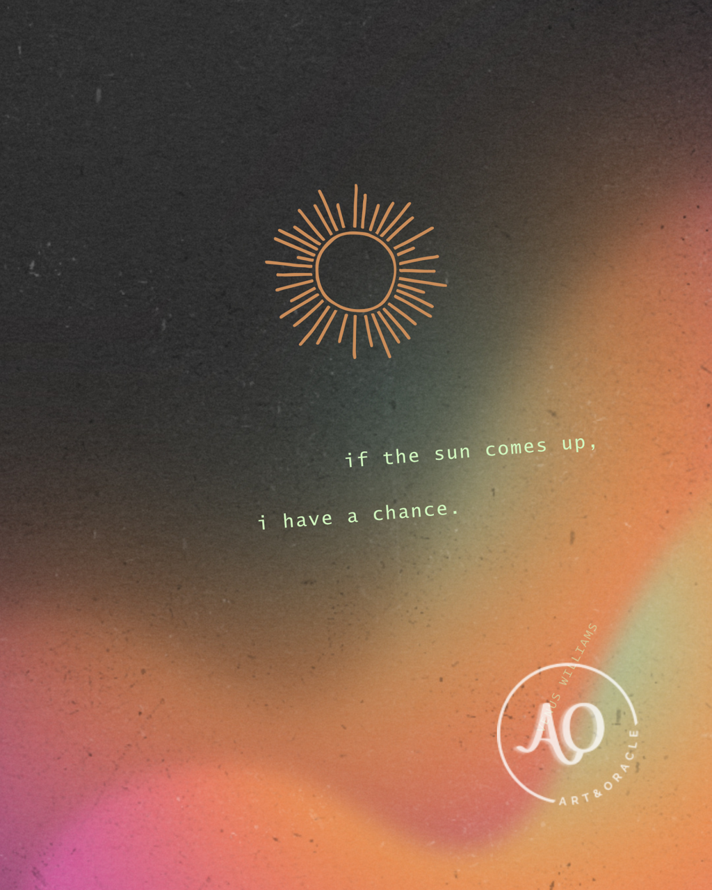If the Sun Comes Up - Art Print